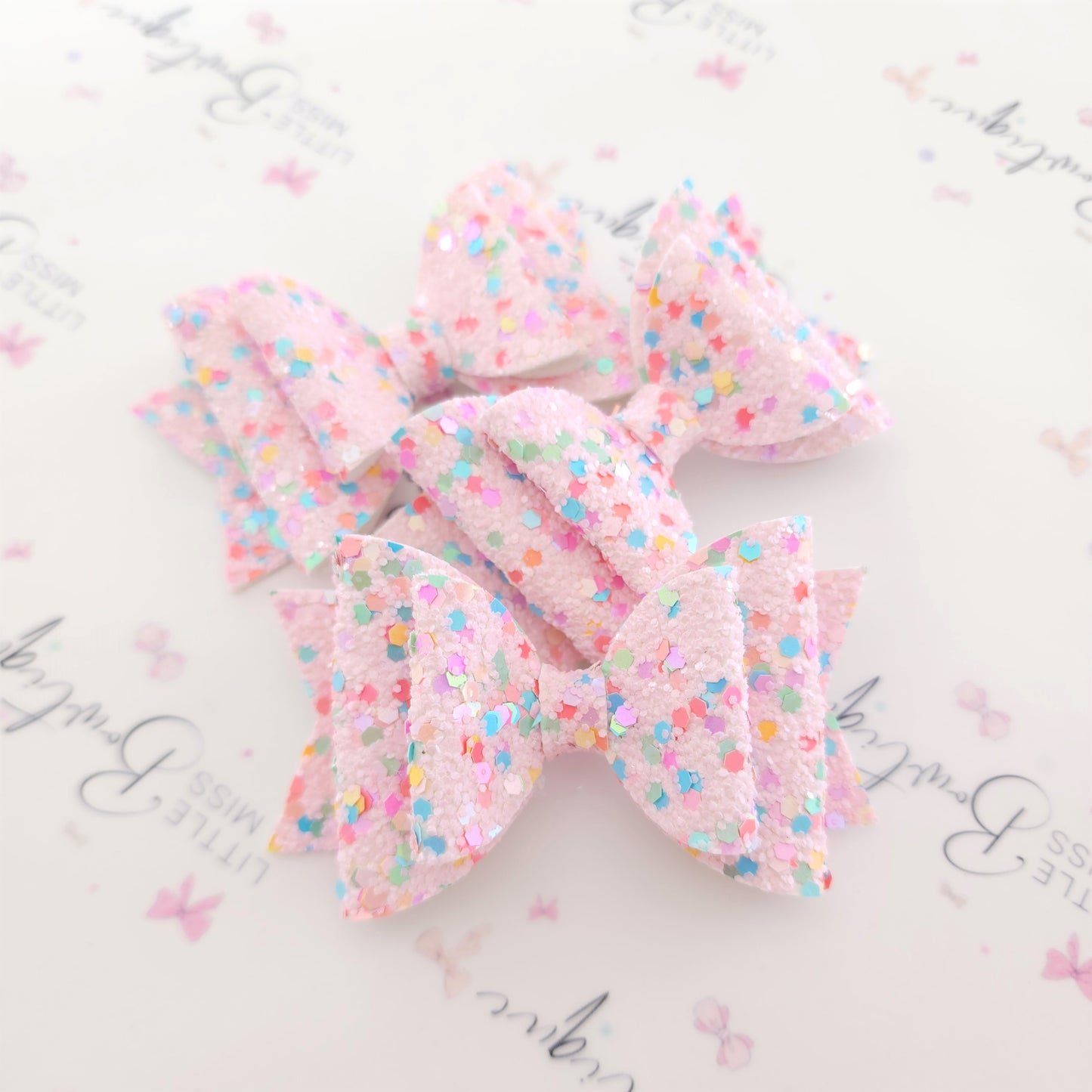 Pink Confetti Bows