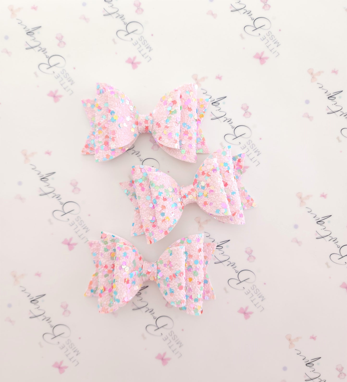 Pink Confetti Bows