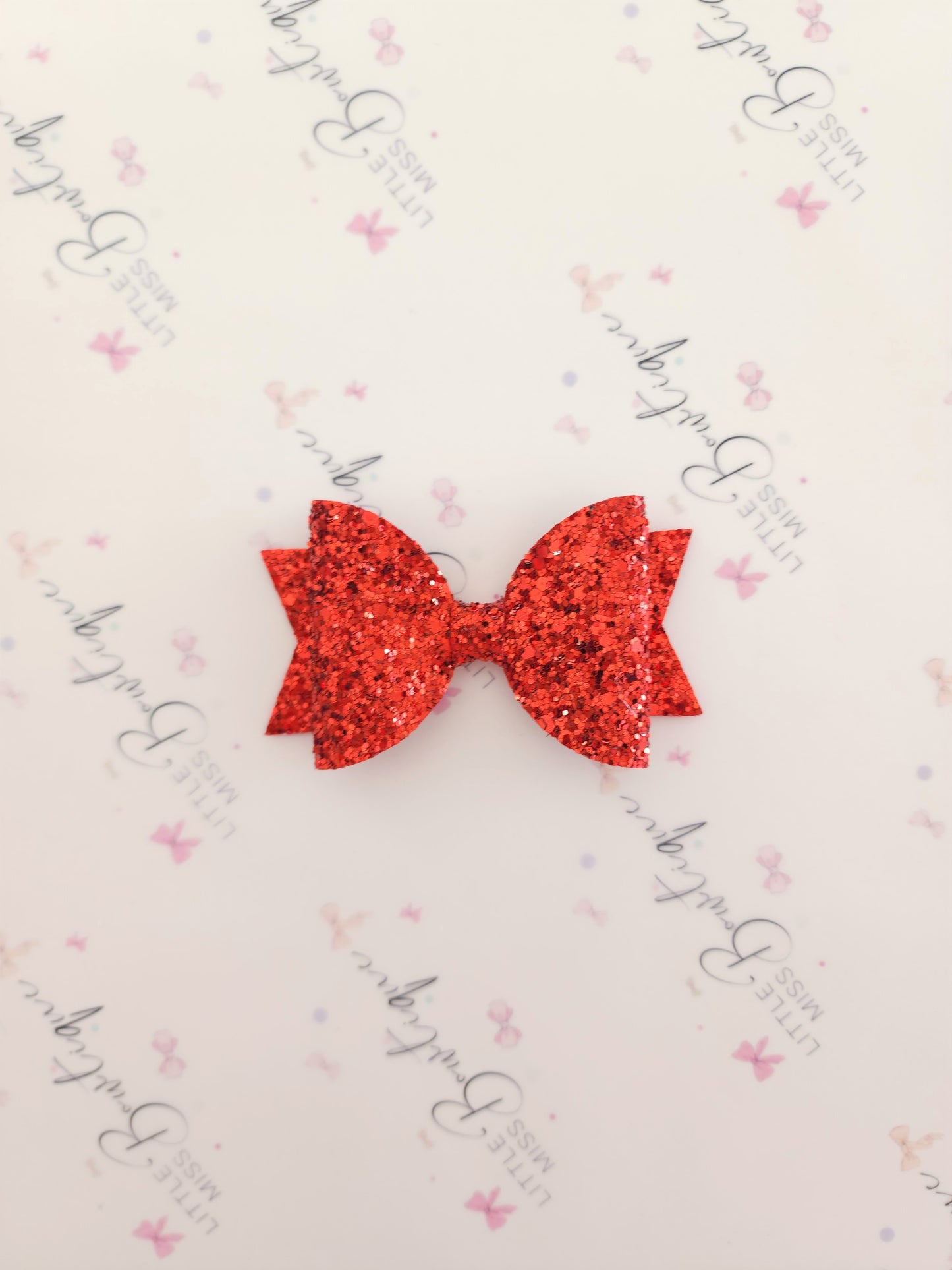 Festive Glitter Bows