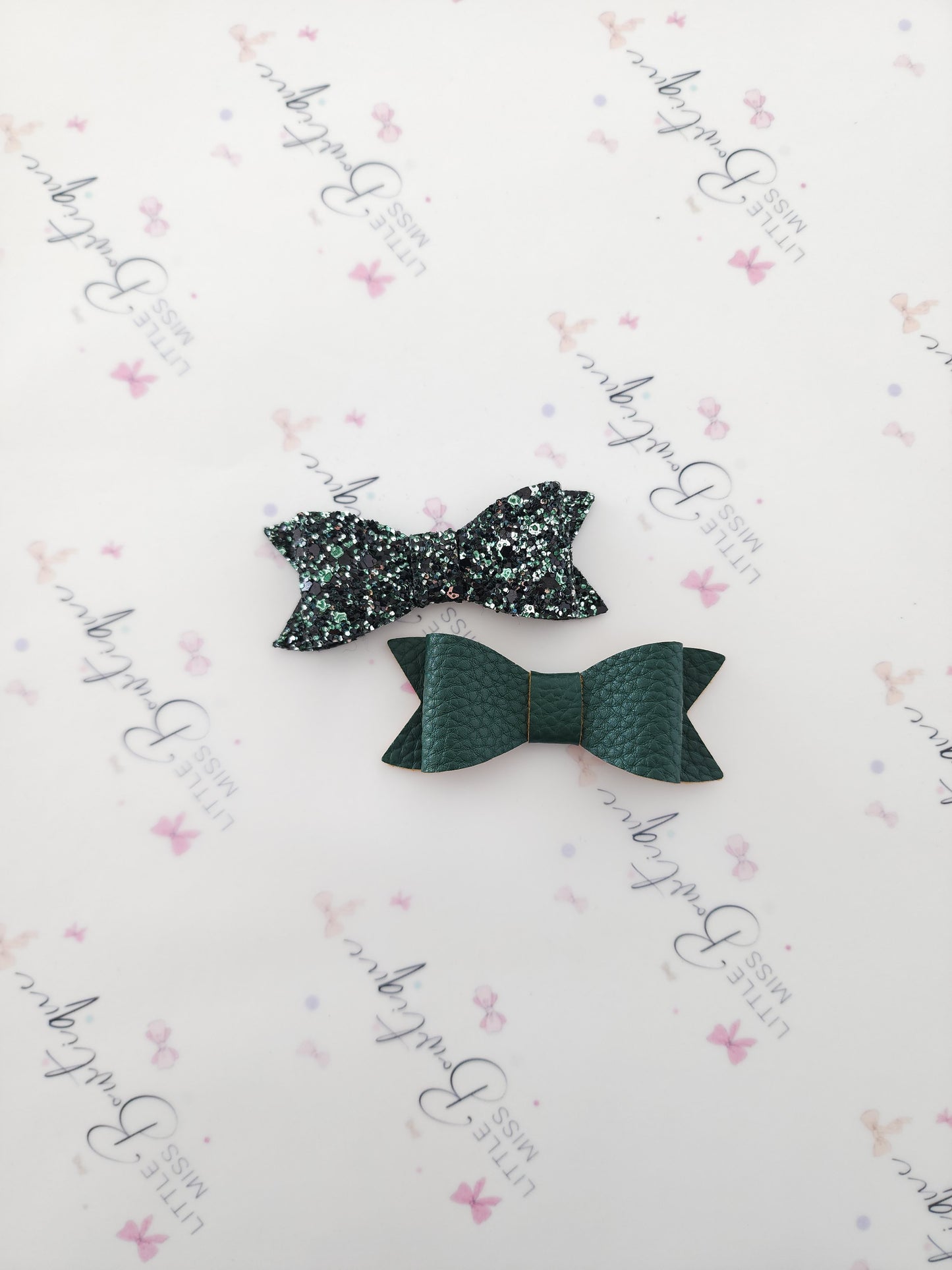 Green Indie Bows