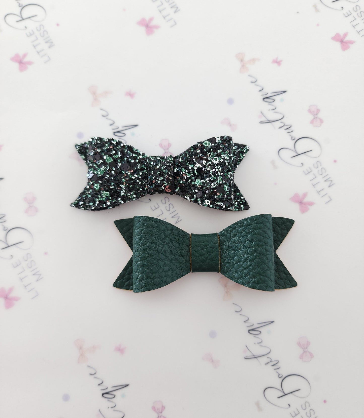Green Indie Bows