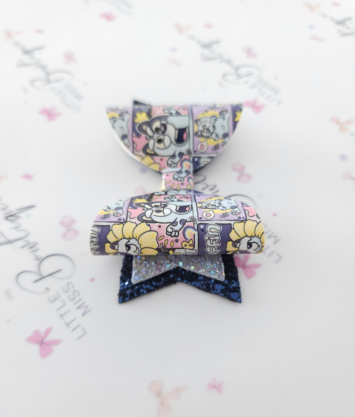 Bluey Comic Style Bows