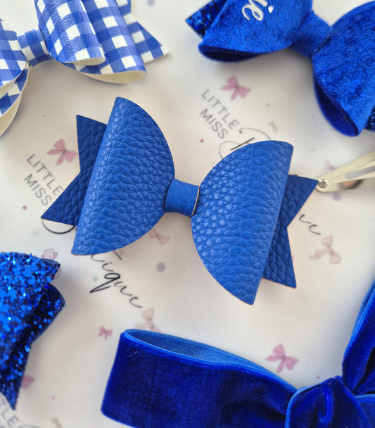 Royal Blue School Bows