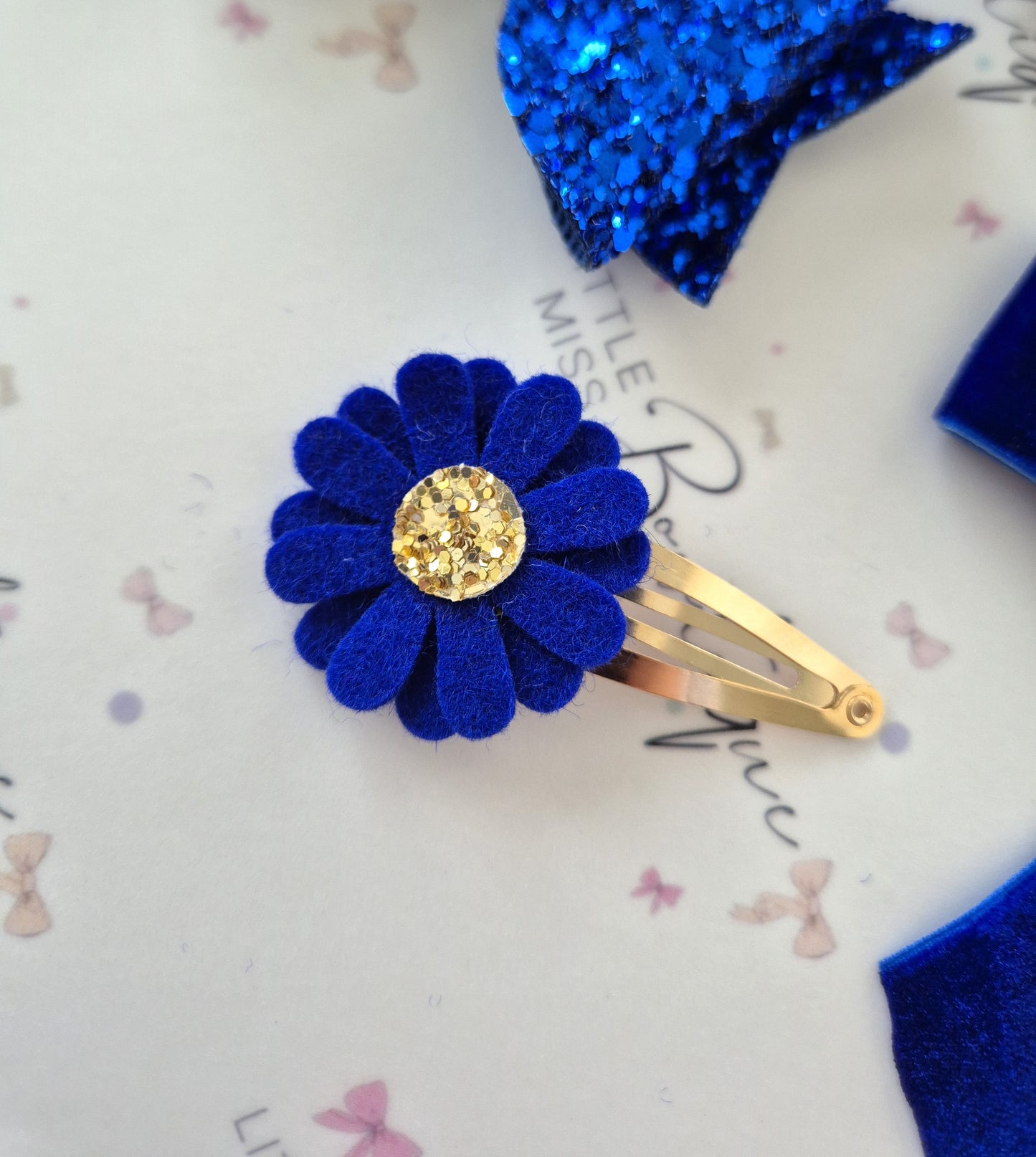 Royal Blue School Bows