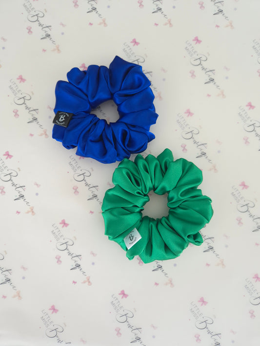 School Satin Scrunchies