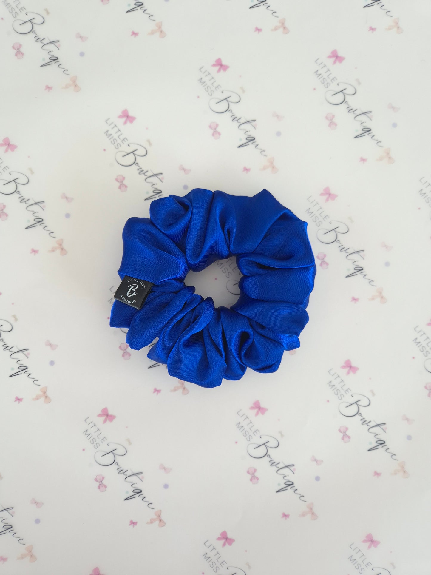 School Satin Scrunchies