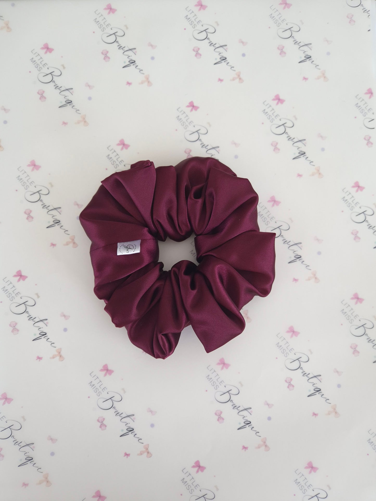 School Satin Scrunchies