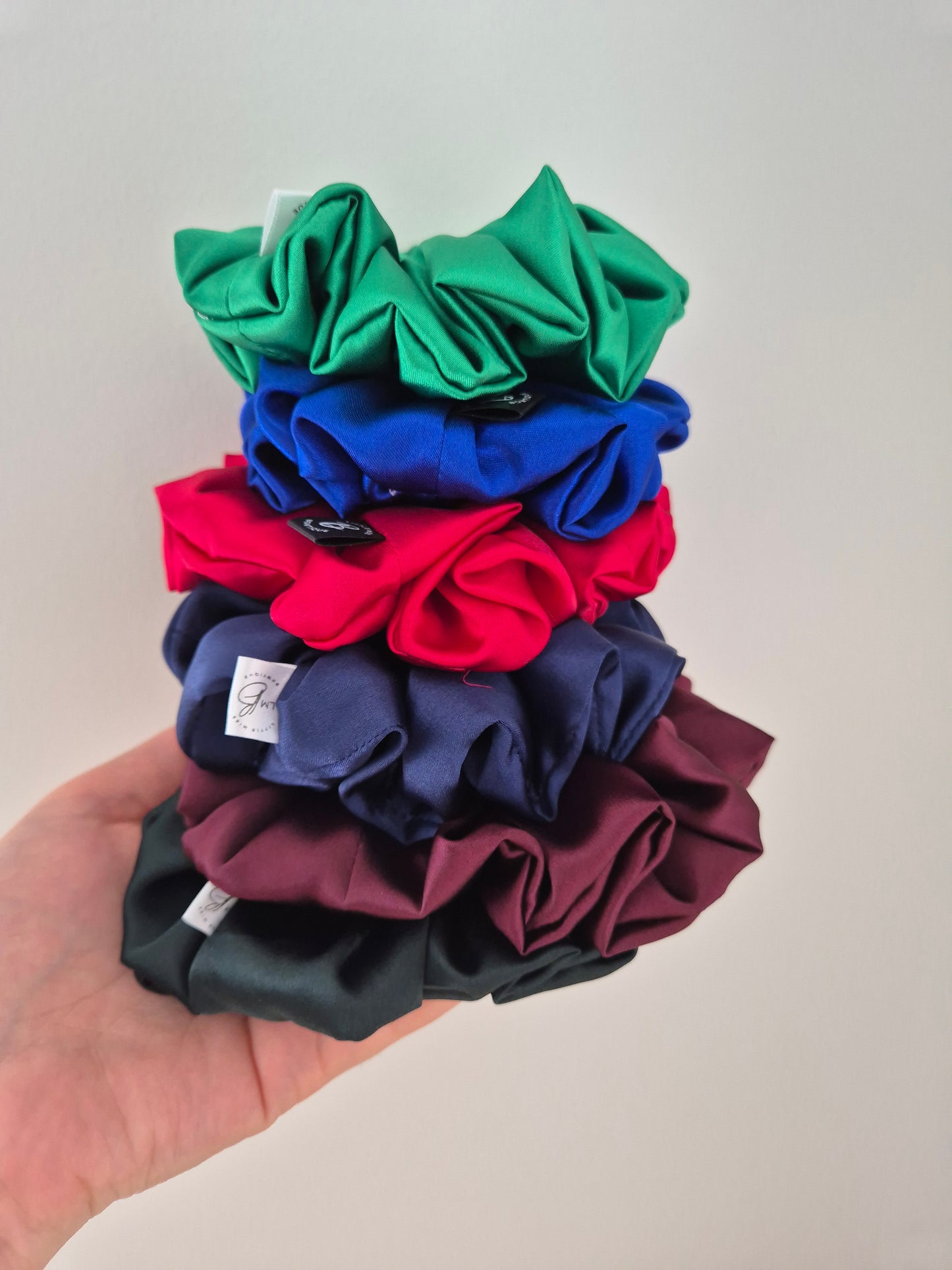 School Satin Scrunchies