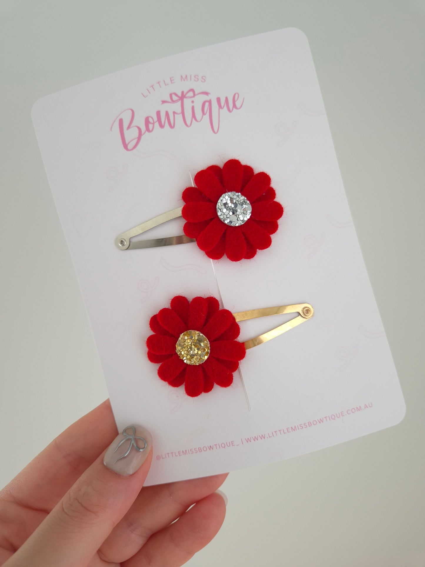 Red School Bows