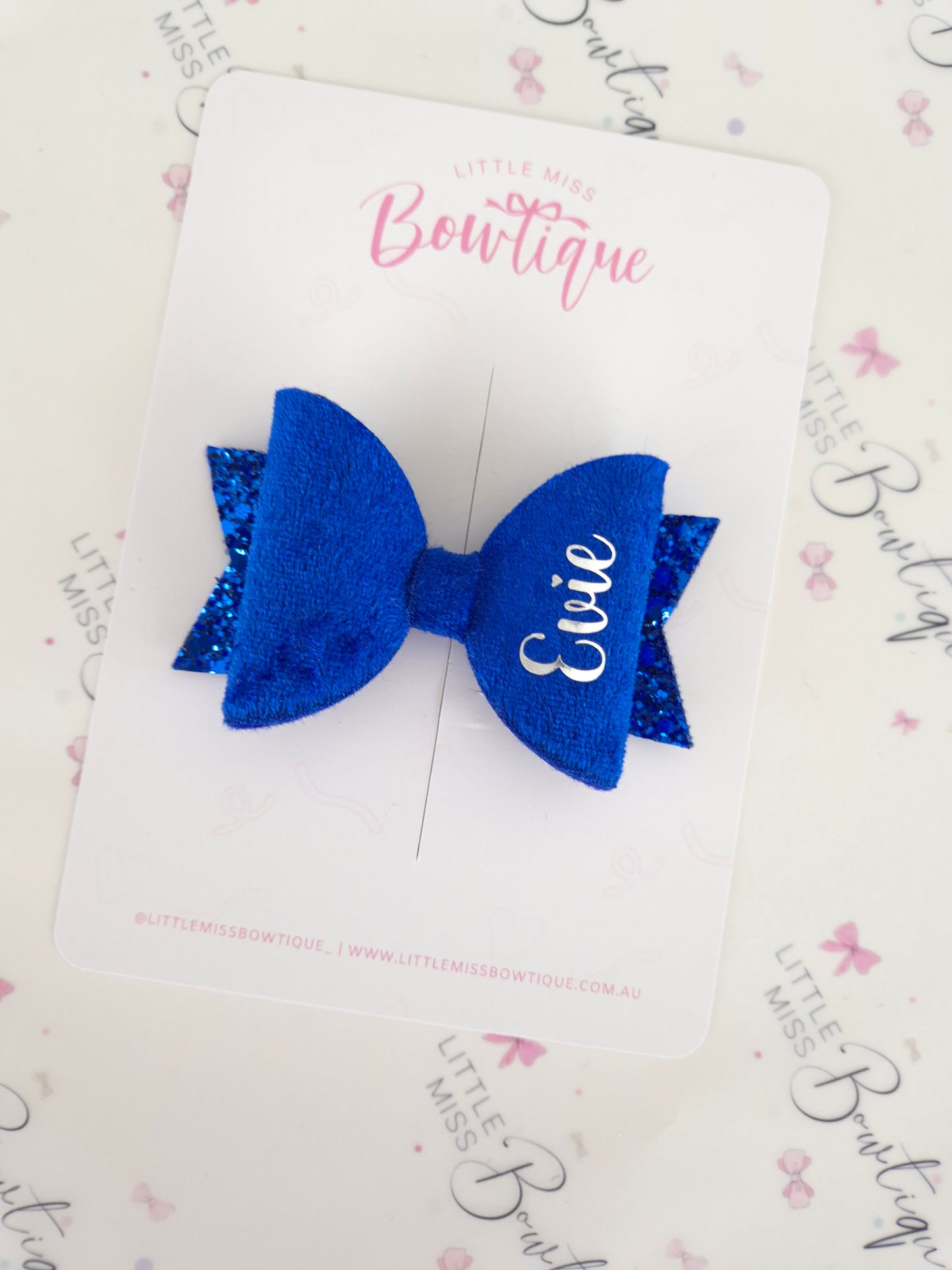 Royal Blue School Bows