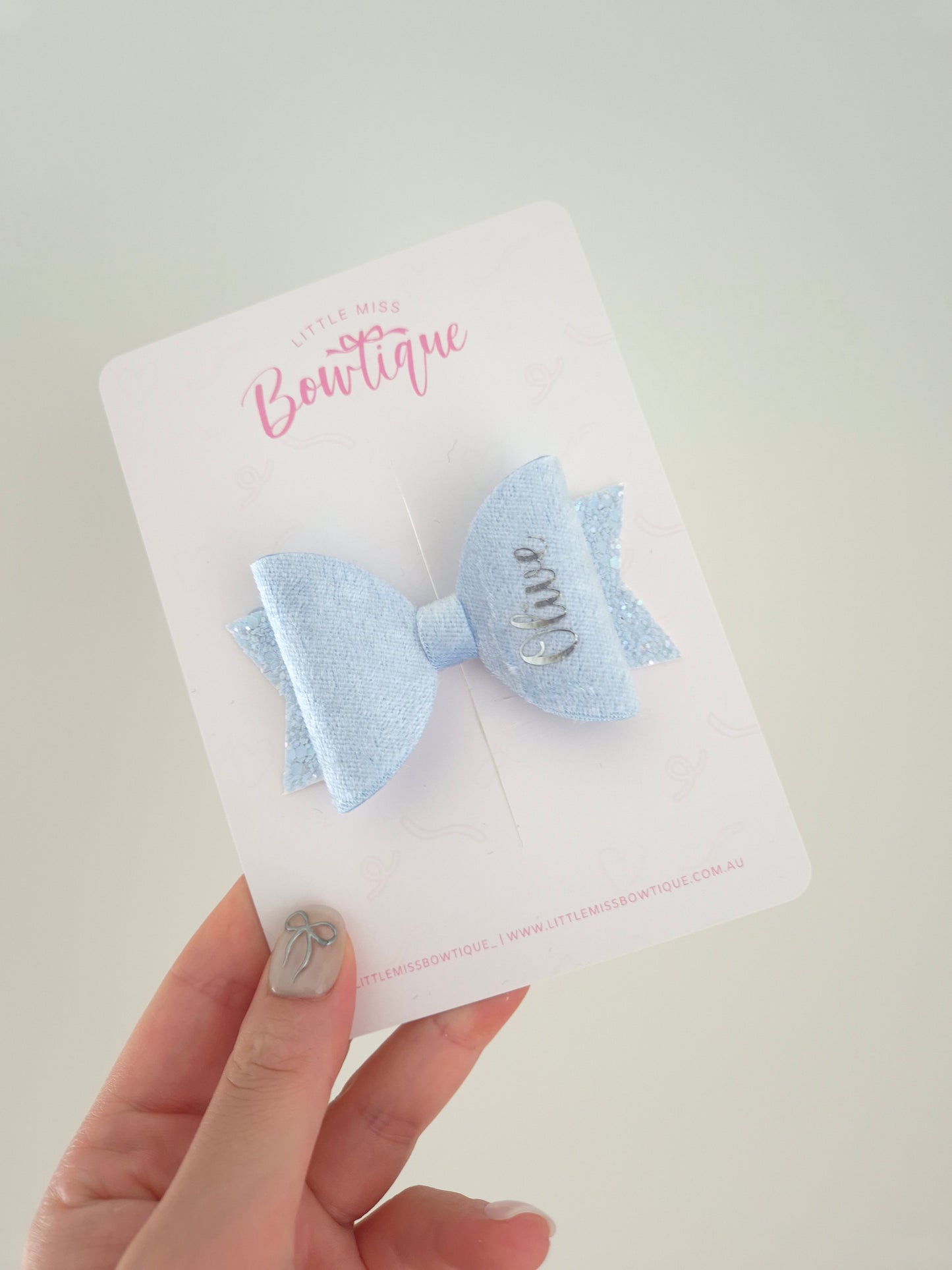 Light Blue School Bows