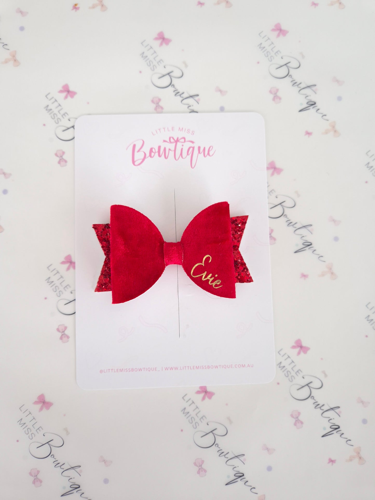 Red School Bows
