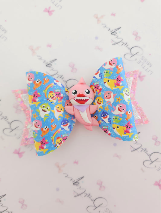 Pink Shark Bow