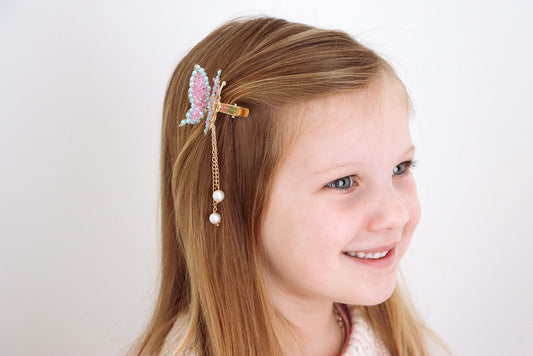 Rhinestone Vintage Butterfly Clip (3 styles)
