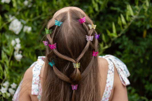 Perplex Bright Butterfly Claw Clips 14pk