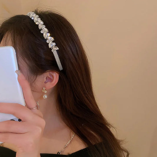 Iridescent Rhinestone Headband