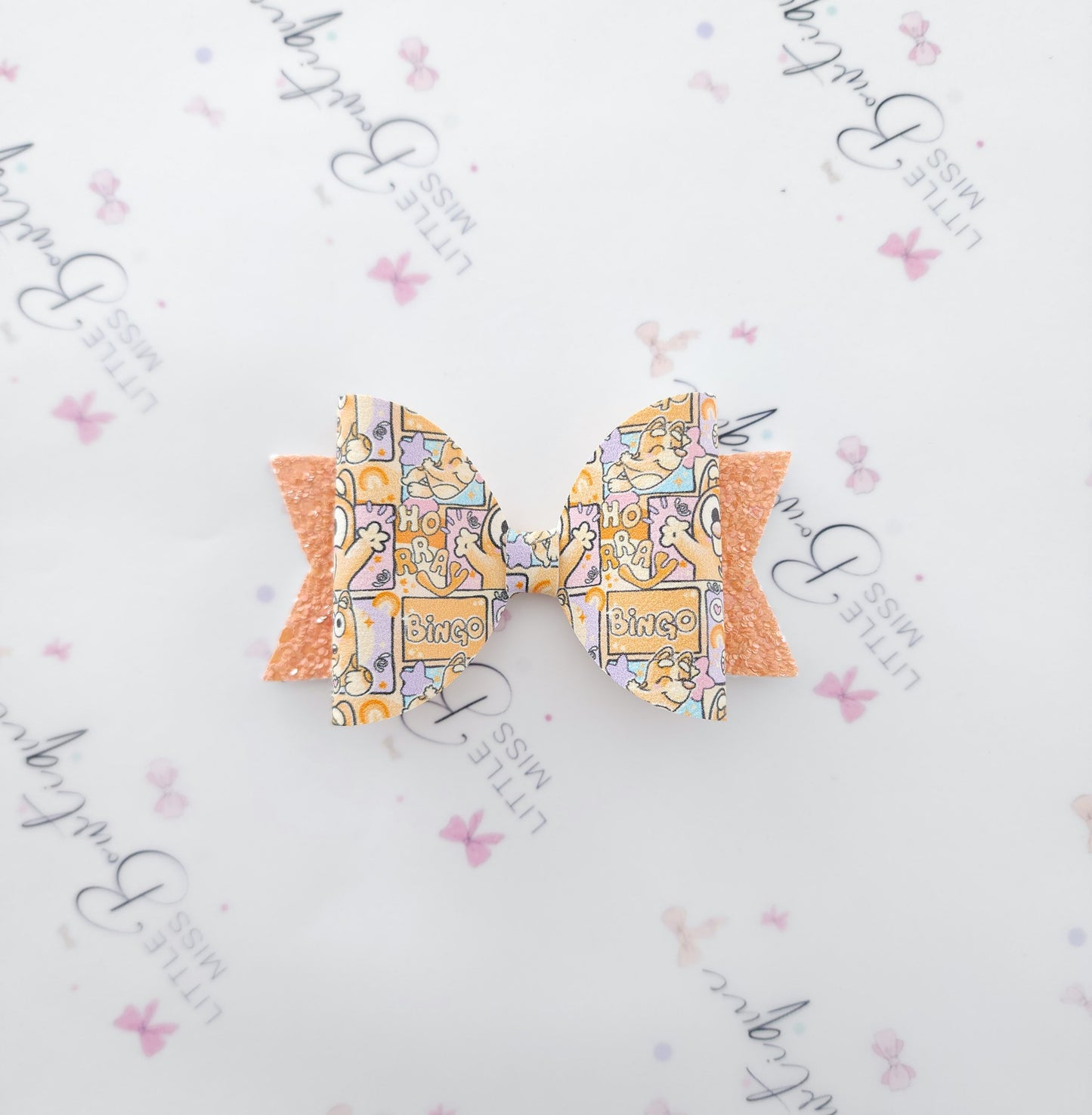 Bluey Comic Style Bows