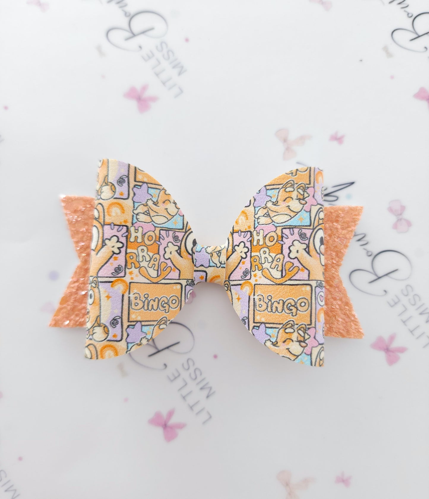 Bluey Comic Style Bows