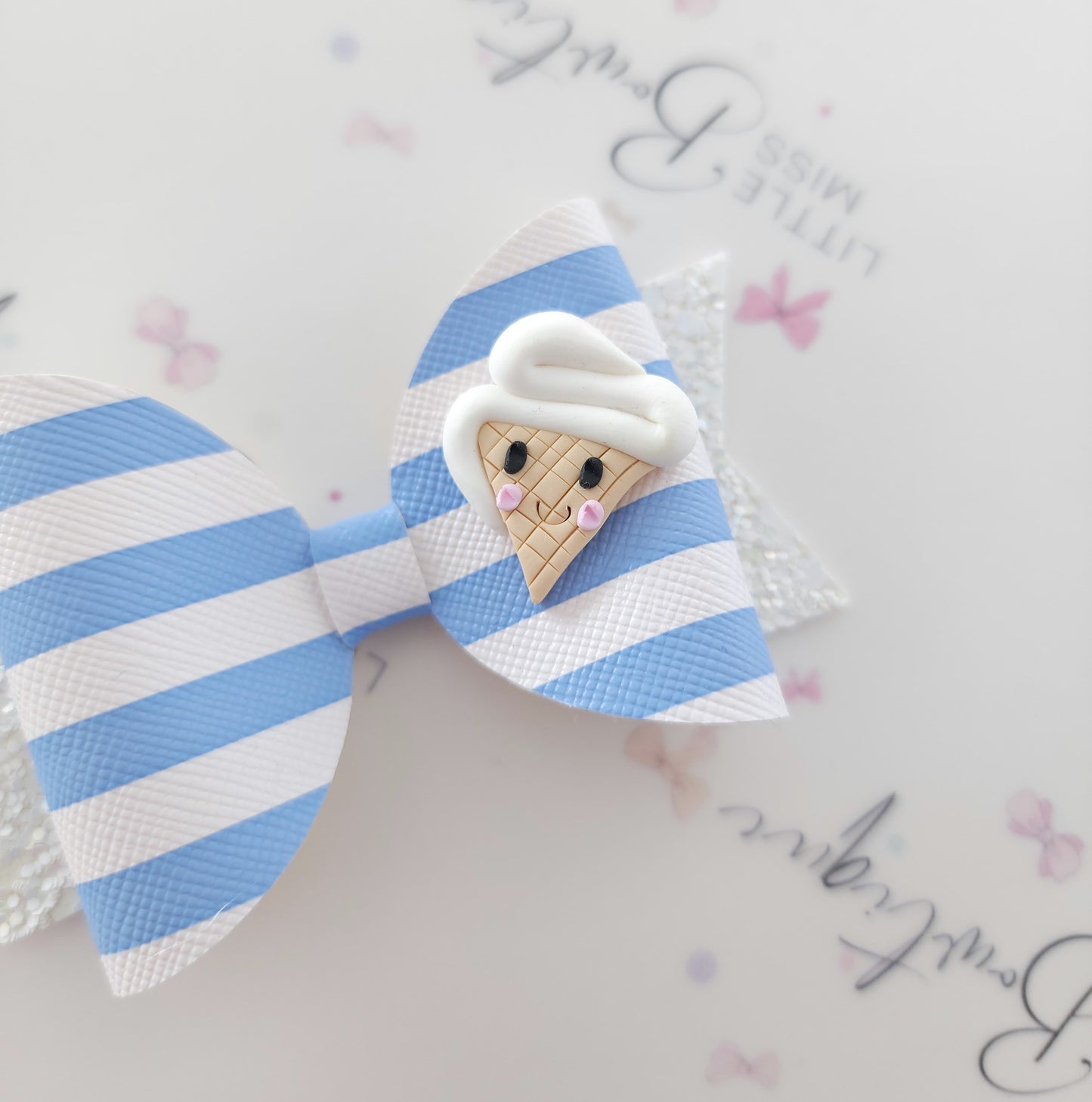 Ice Cream Parlor Bow 2 Colours)