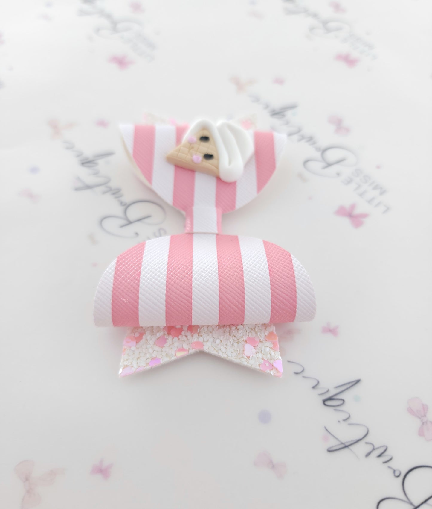 Ice Cream Parlor Bow 2 Colours)