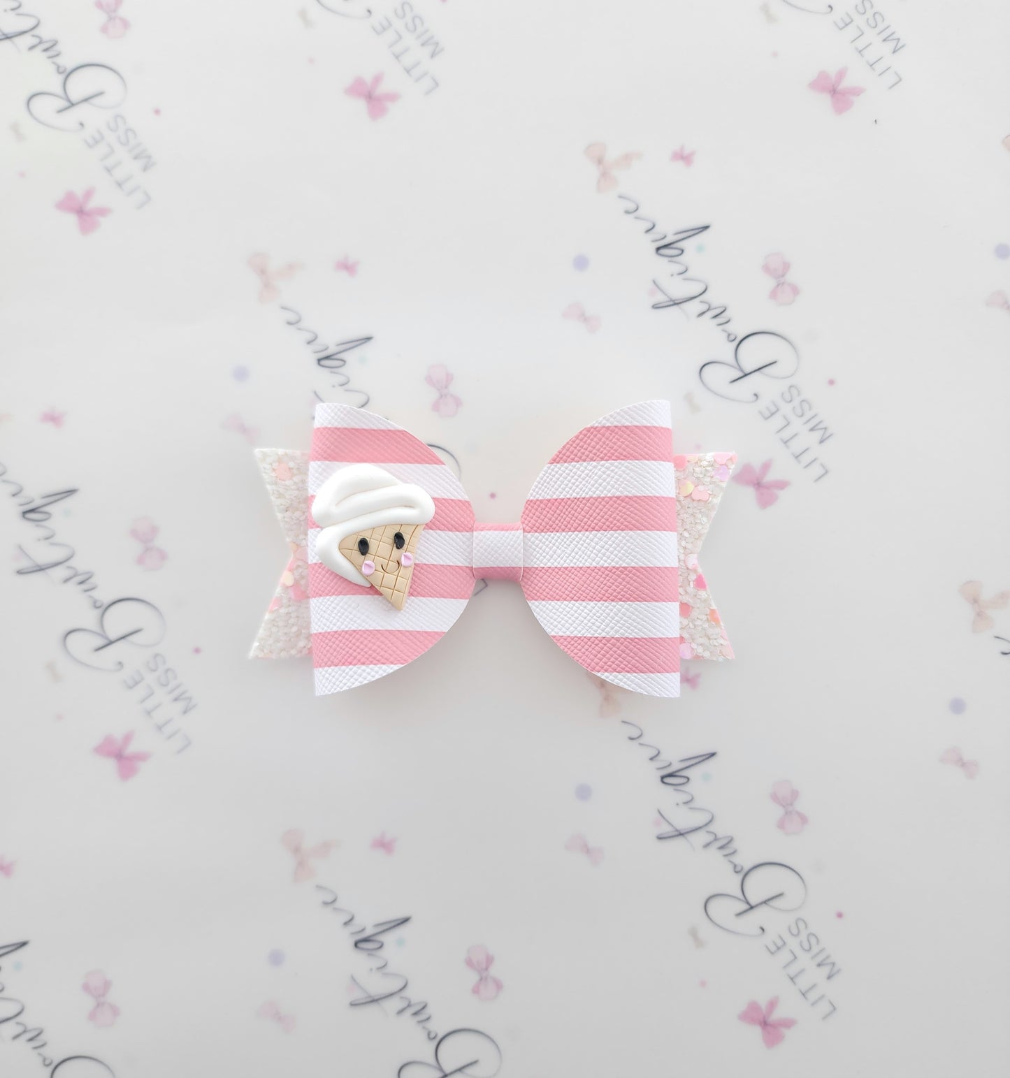 Ice Cream Parlor Bow 2 Colours)