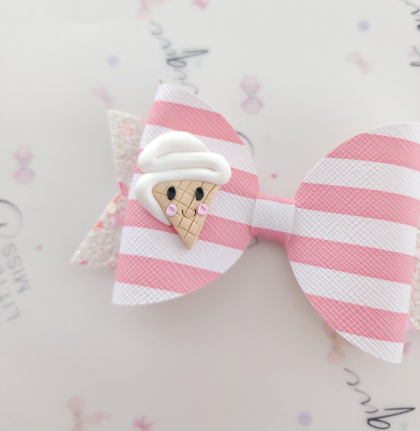 Ice Cream Parlor Bow 2 Colours)