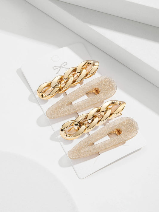 Chain Fringe Clips 2pk (2 Colours)