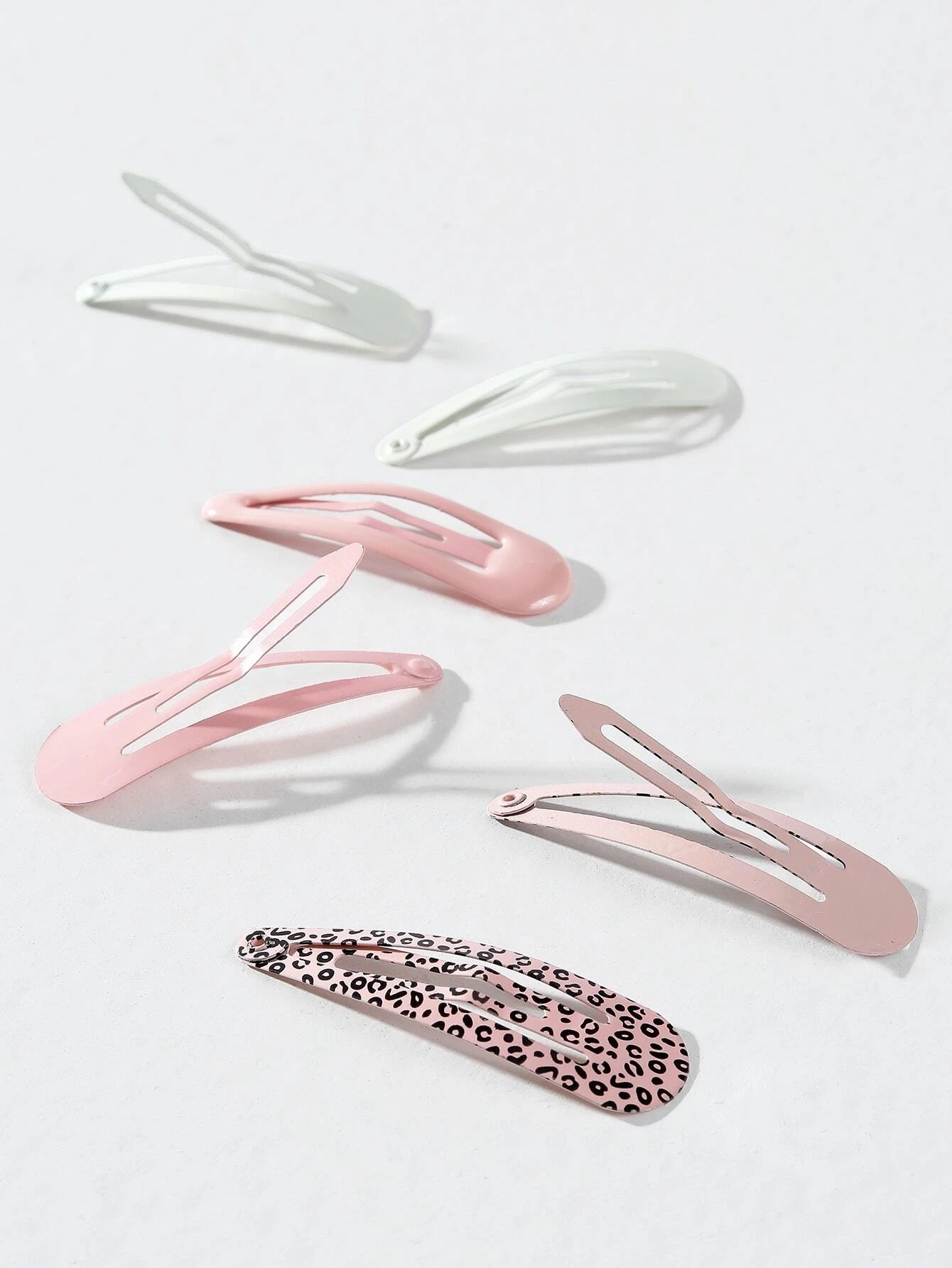 Leopard Snap Clip Sets (2 colours)