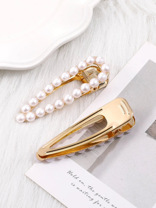 Glam Pearl Fringe Clip