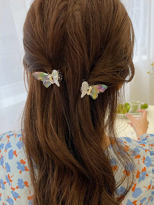 Iridescent Perplex Butterfly Clips (4 options)