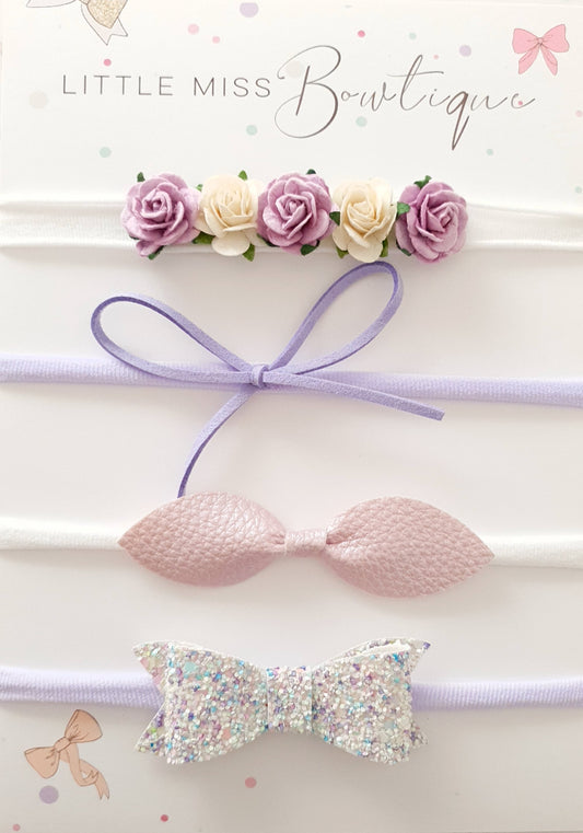 Purple Newborn Gift Set