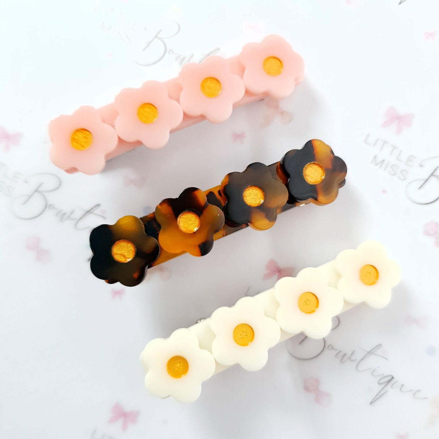 Daisy Fringe Clips (18 Colours)