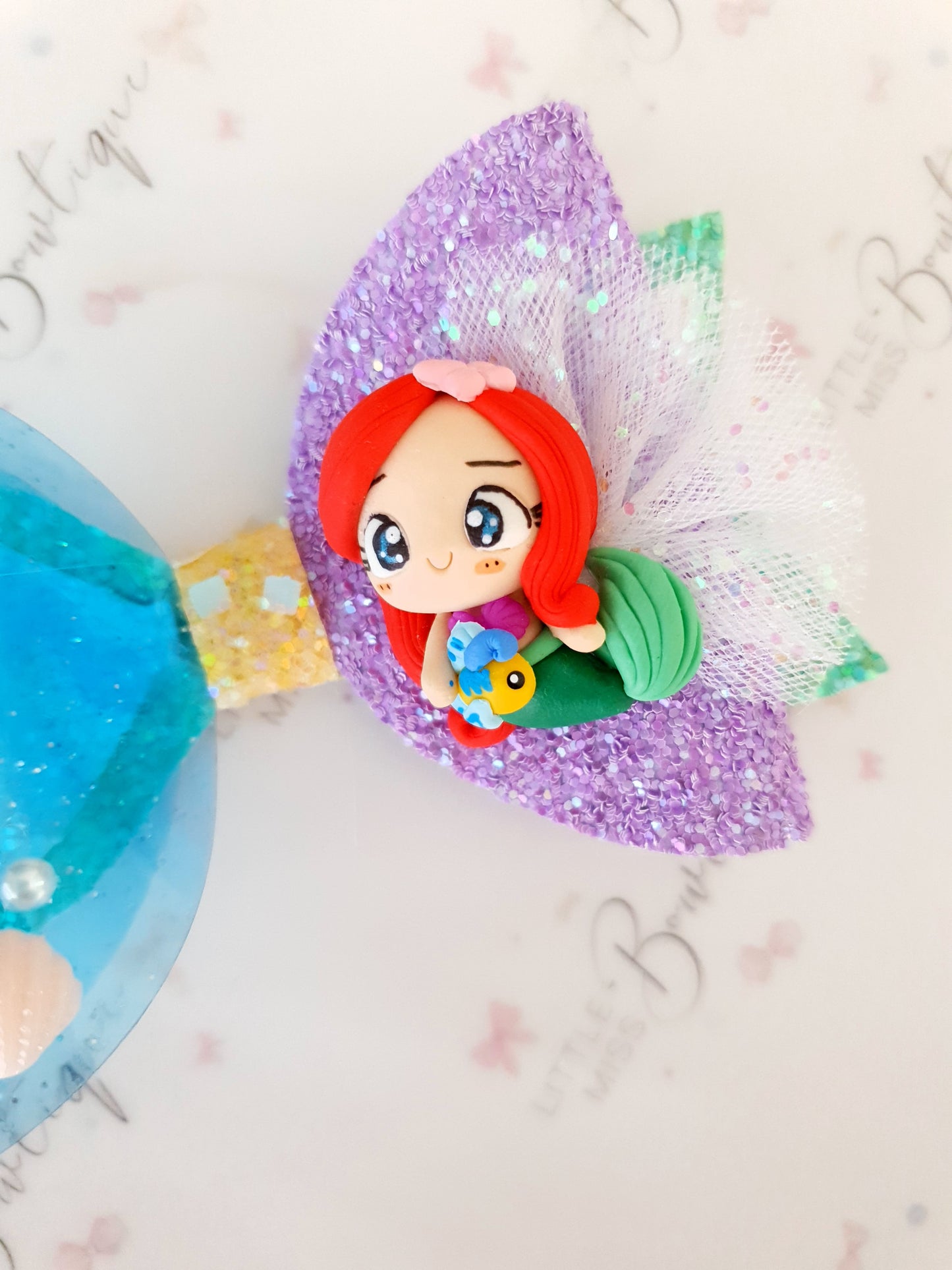 Ariel Inspired Clay Bow