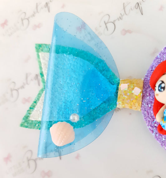 Ariel Inspired Clay Bow