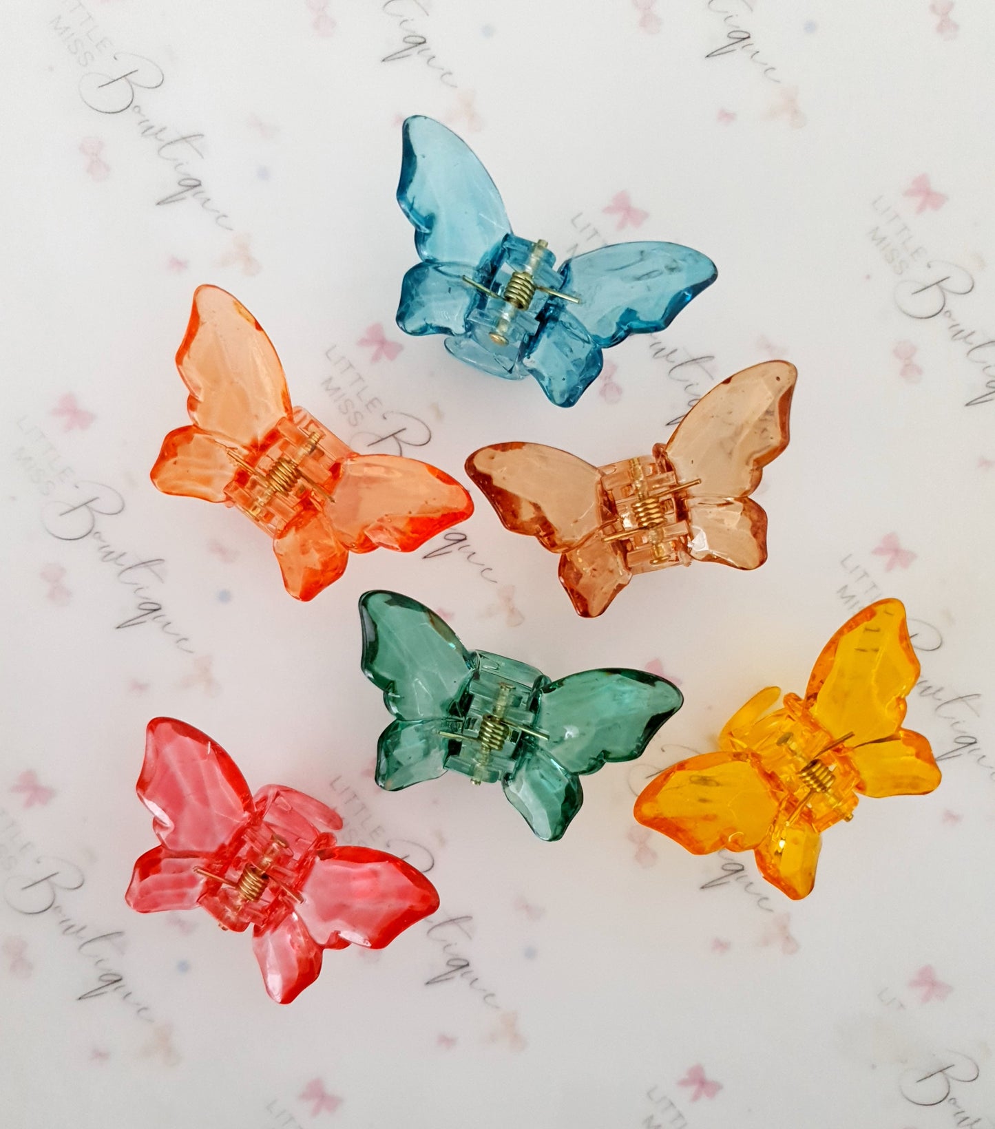 Perplex Butterfly Clips 6pk