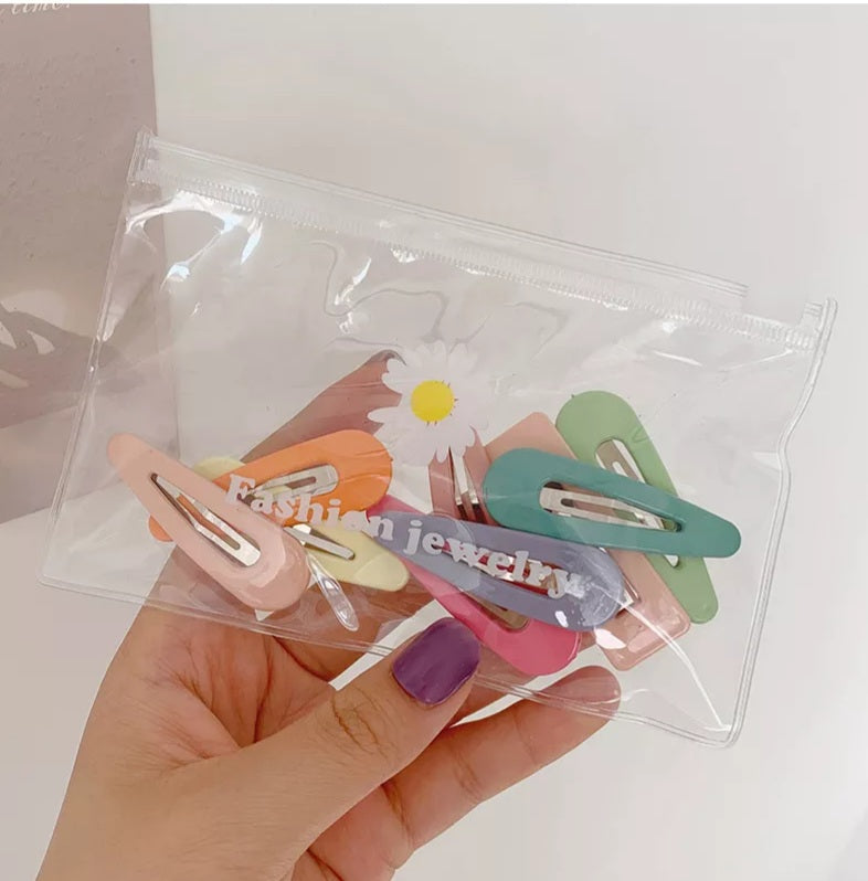 Pastel Snap Clip Sets