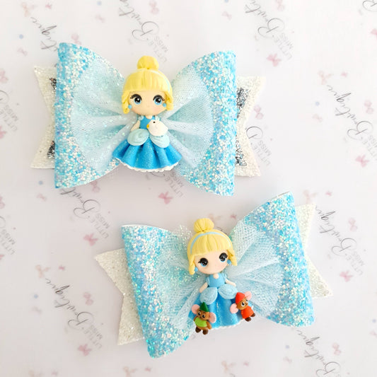 Luxe Cinderella Inspired Clay Bow
