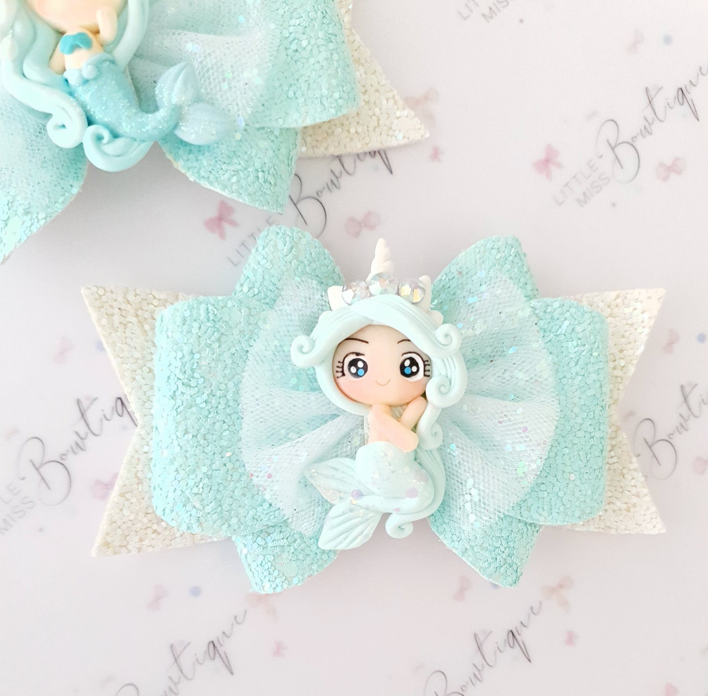 Luxe Minty Mermaid Bows (2 Styles)