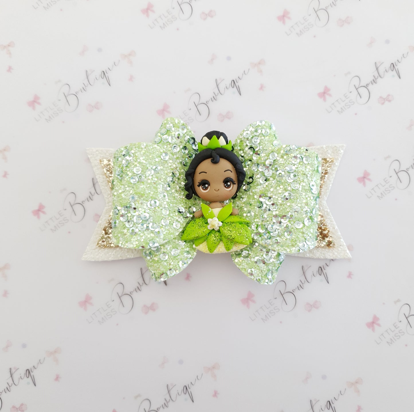Tiana Inspired Bow