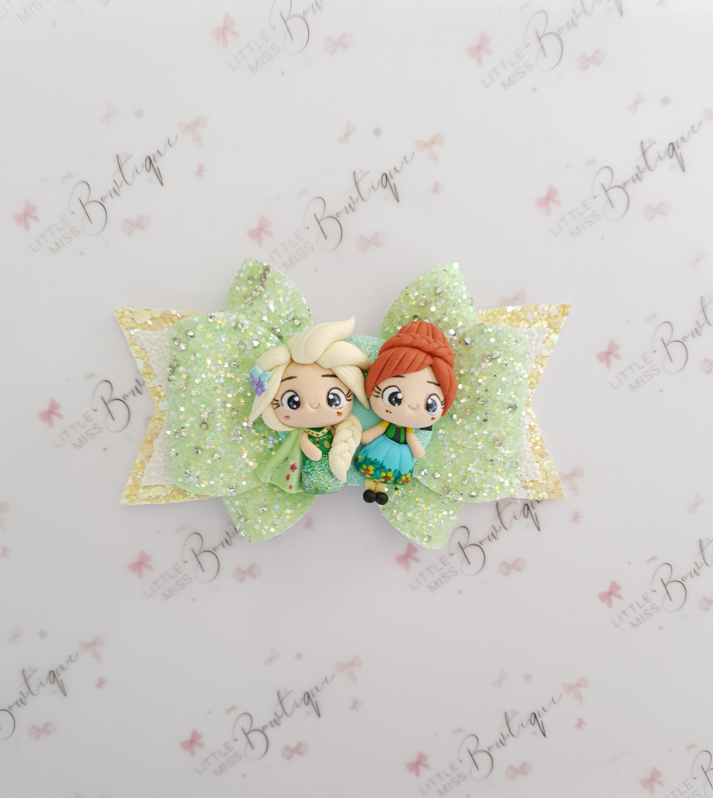 Anna/Elsa Sister Frozen Bow