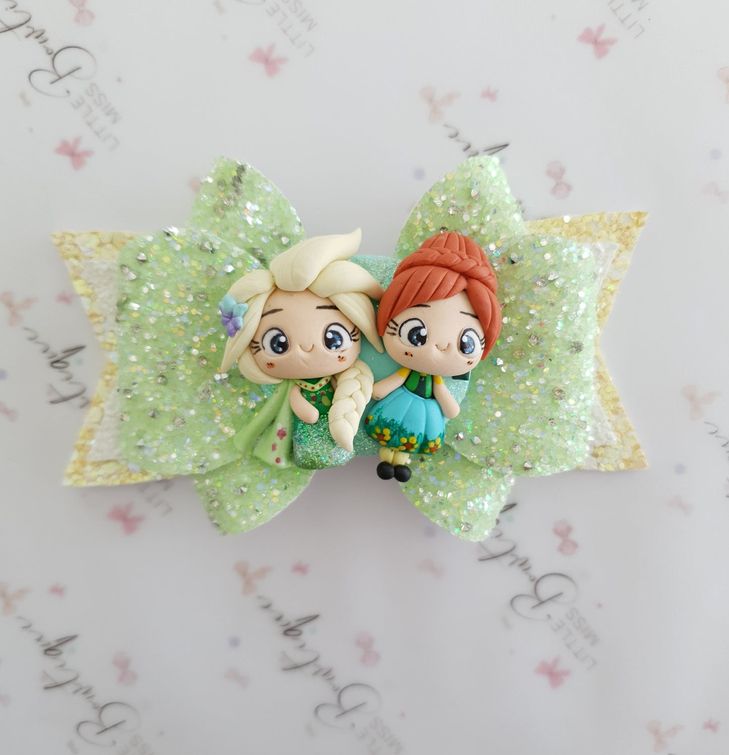 Anna/Elsa Sister Frozen Bow