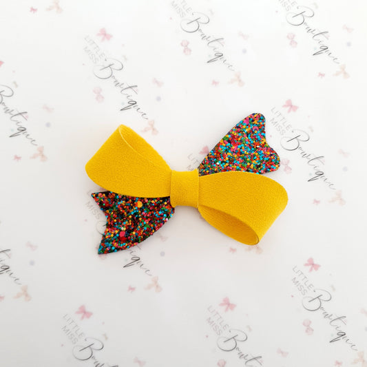 Autumn Breeze Mustard Sophia Bow