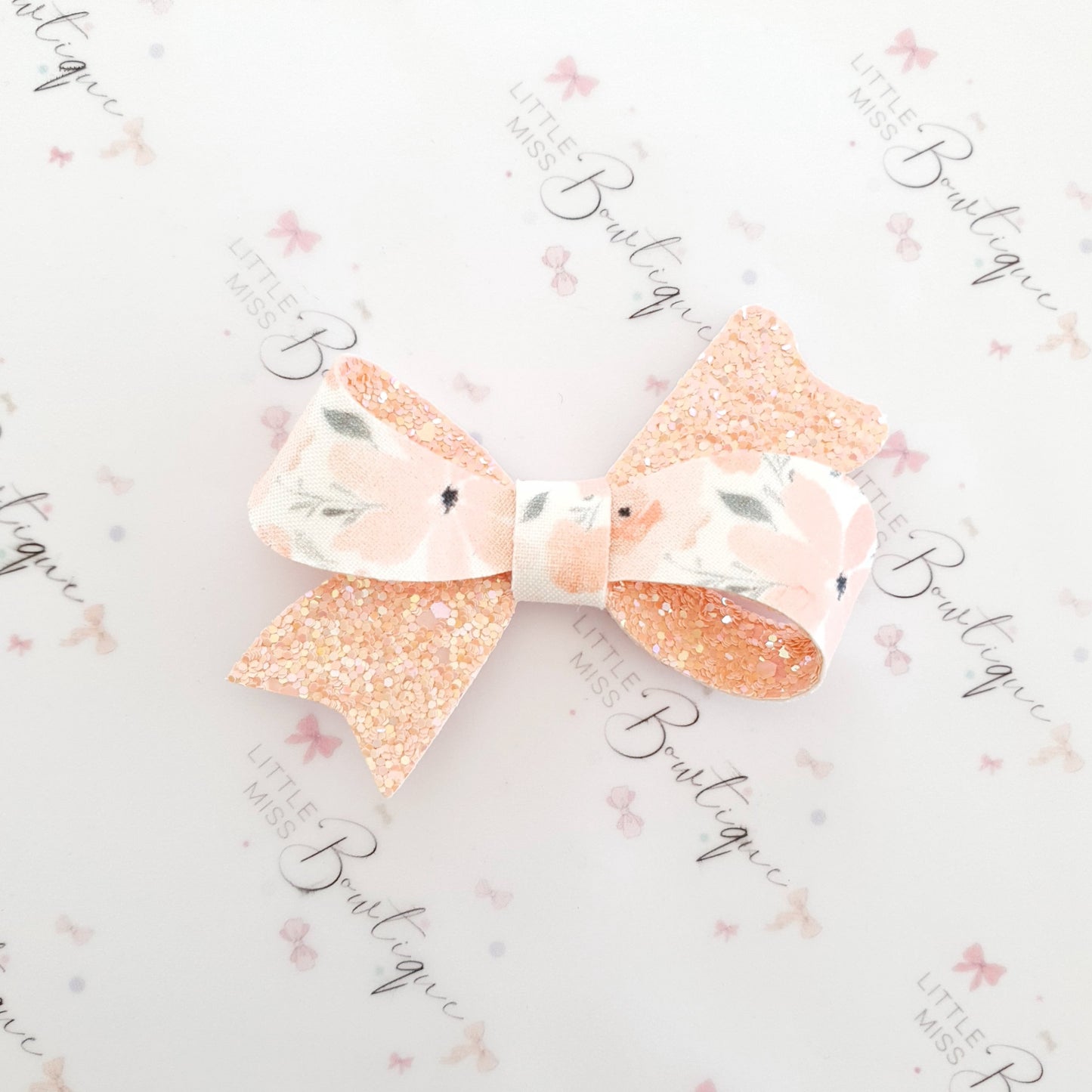 Pink Glitter Sophia Bows