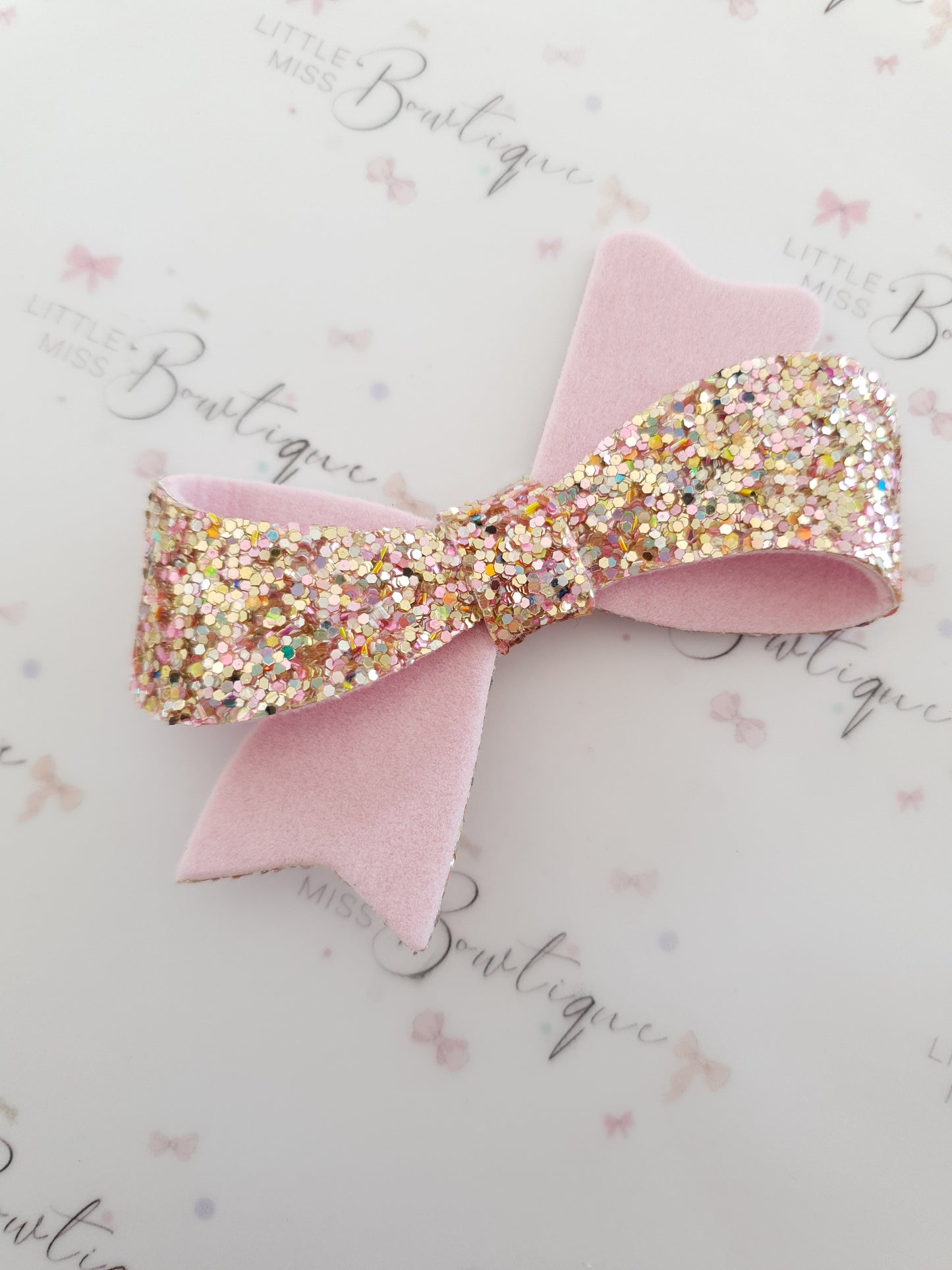 Pink Sparkles Sophia Bow