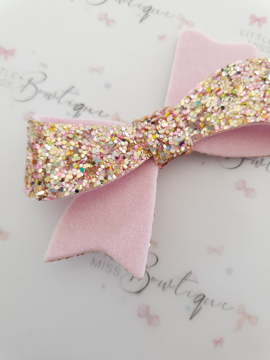 Pink Sparkles Sophia Bow
