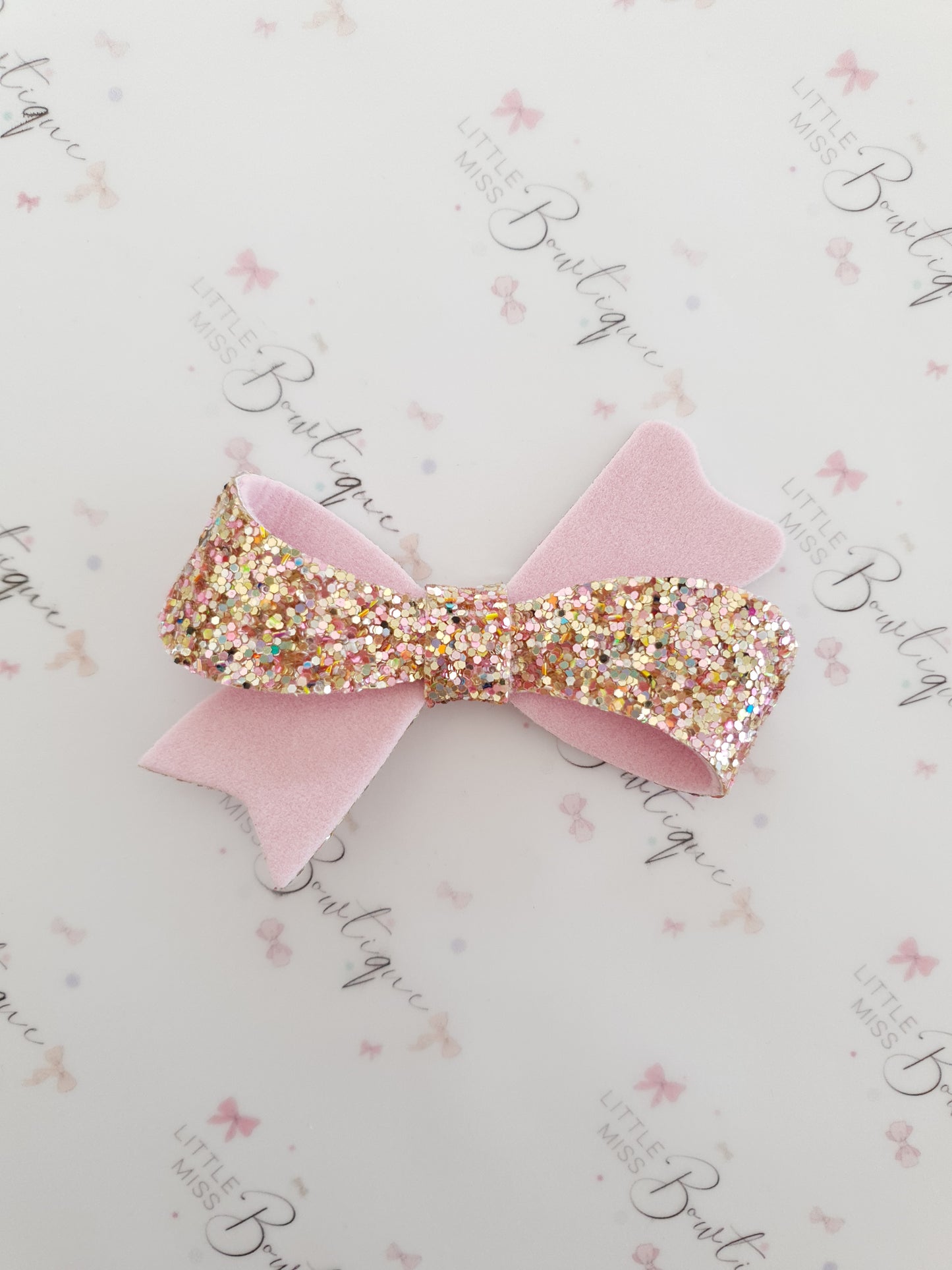 Pink Sparkles Sophia Bow