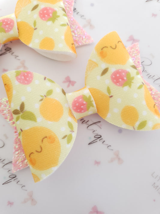 Strawberry Lemonade Bow