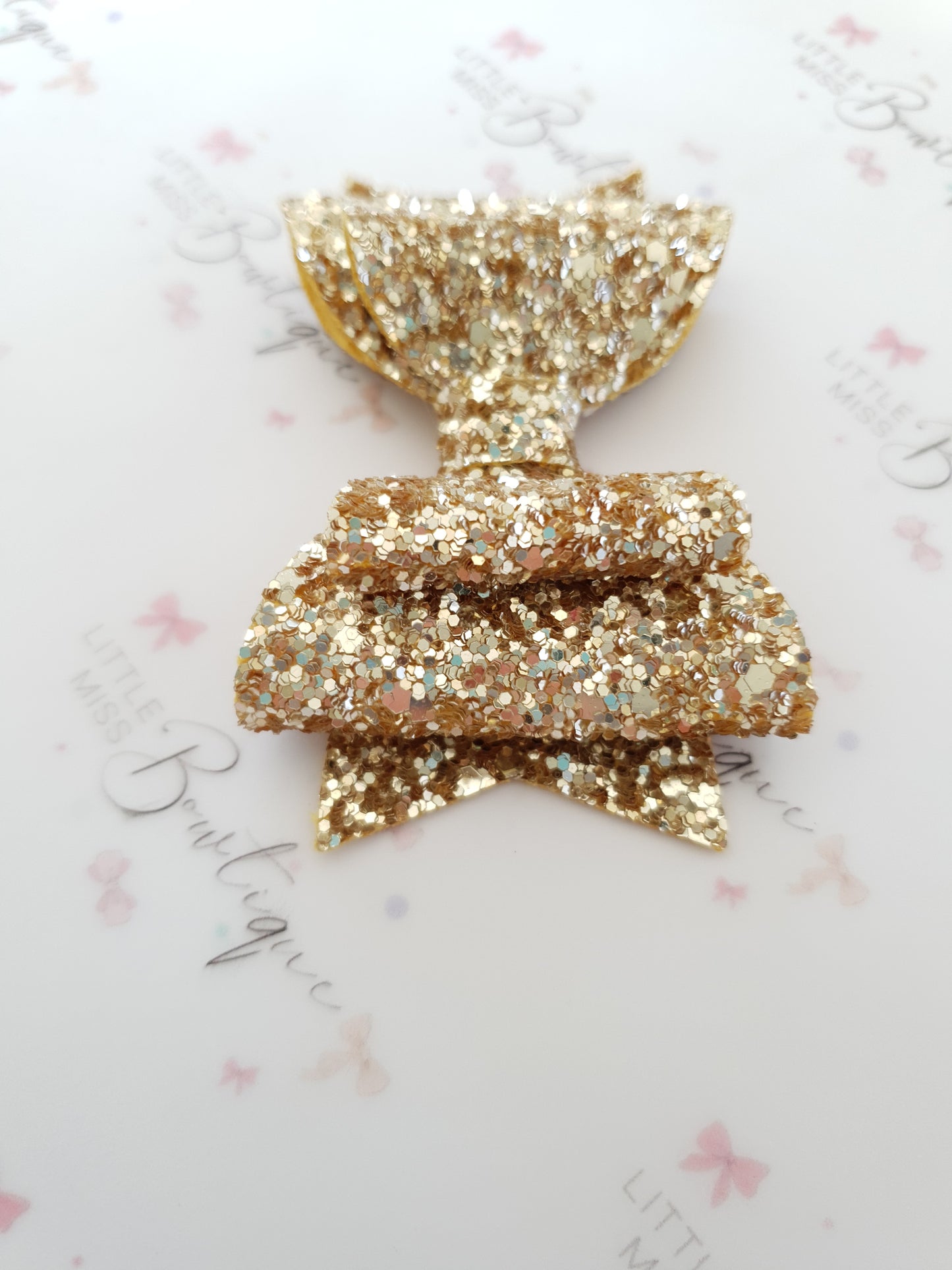 Deluxe Double Glitter Bows