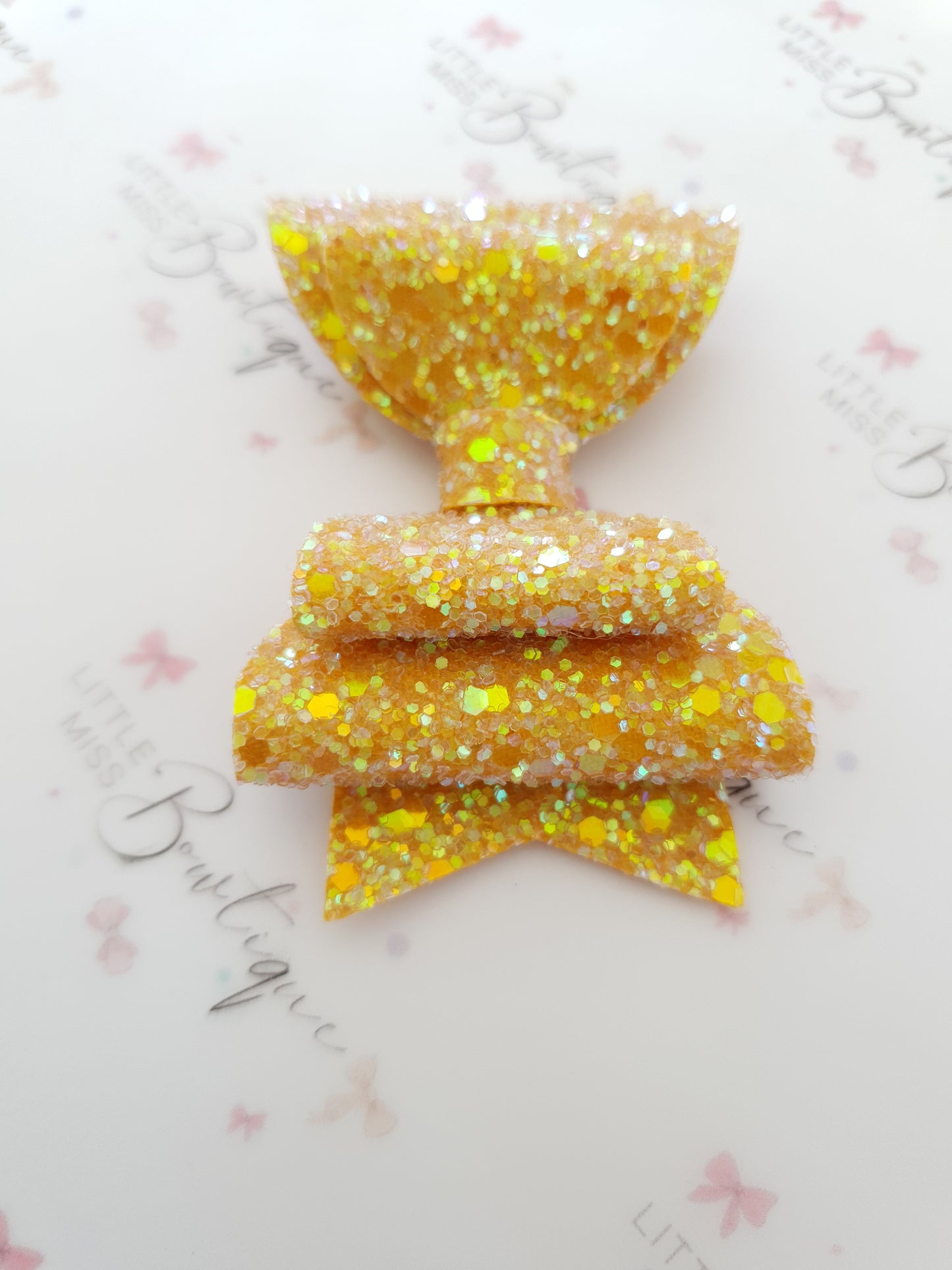 Deluxe Double Glitter Bows