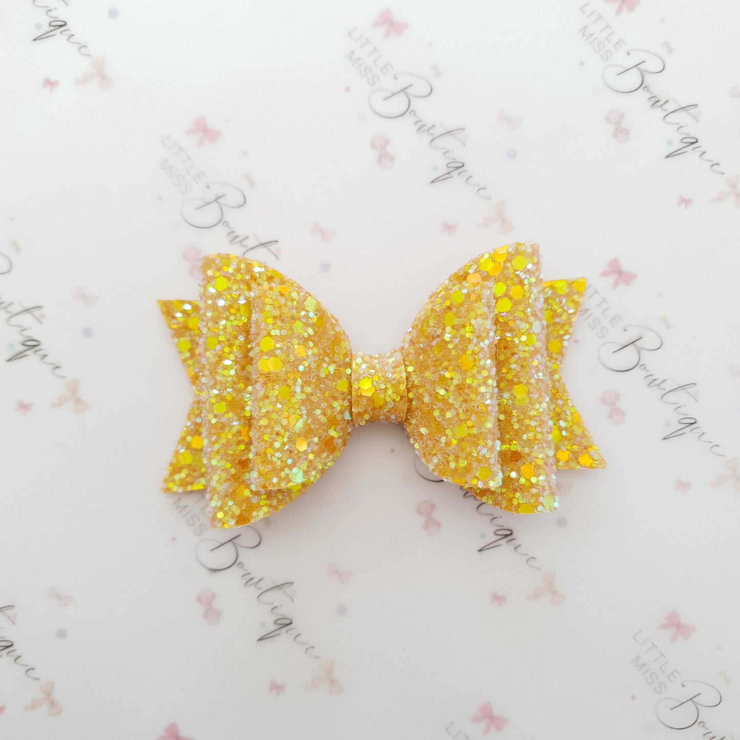 Deluxe Double Glitter Bows